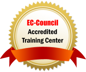 Logo représentant l'acréditation de l'entreprise par Ec-council pour être centre de formation